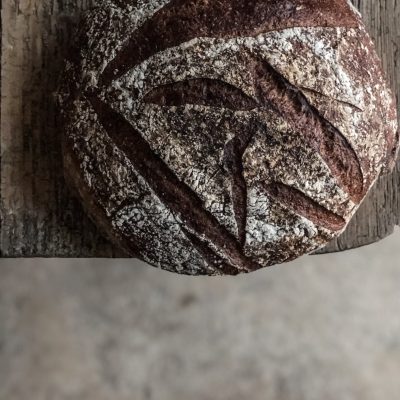 wholegrain sourdough boule