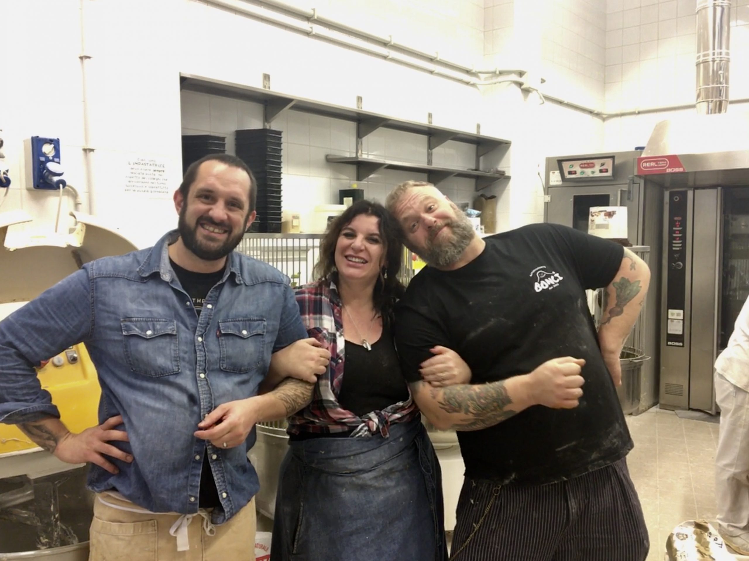 Bakers best in the world?
Richard Hart, Vanessa Kimbell, Gabriele Bonci,