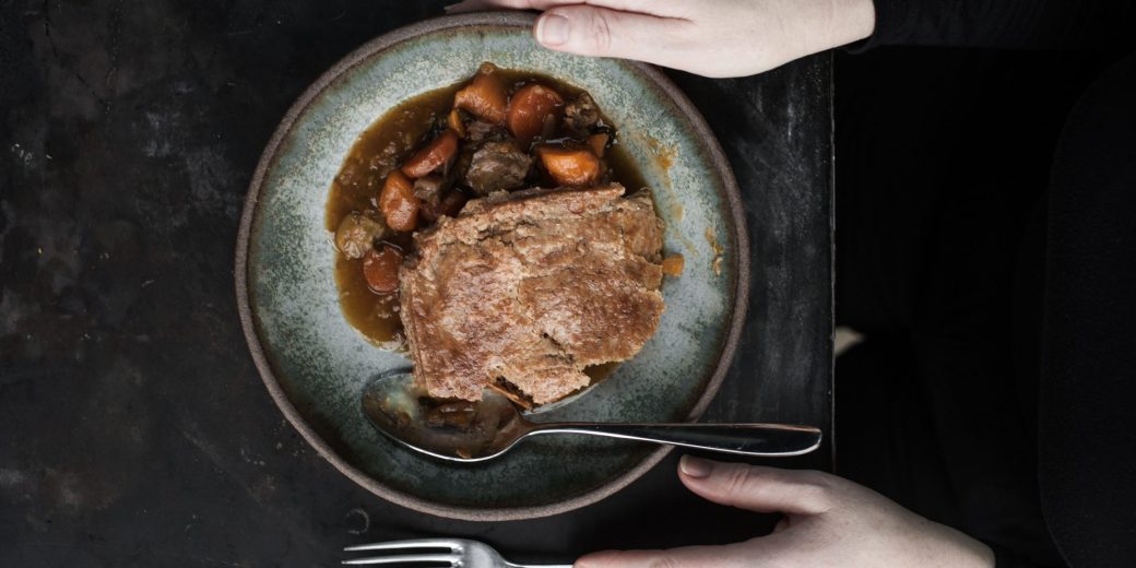 Sourdough Pastry Beef Pie