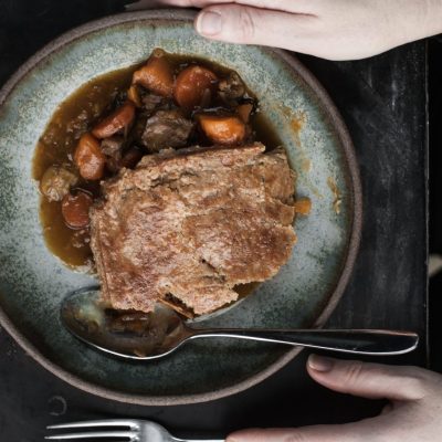 Sourdough Pastry Beef Pie
