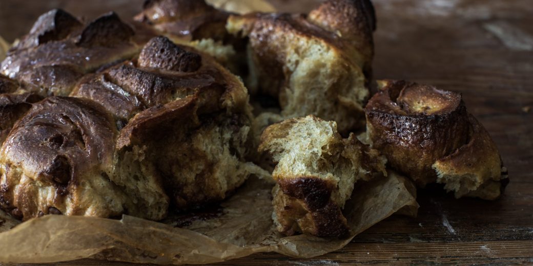sourdough cinnamon buns banner sourdough