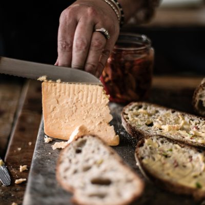 cheese and bread