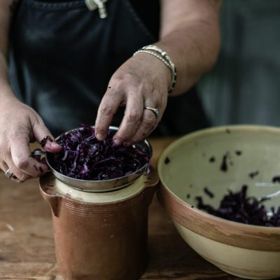 fermented cabbage