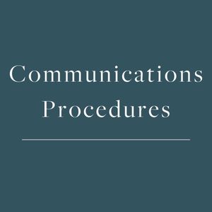 Students Communication Procedures.
