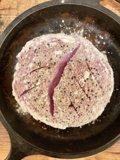 Purple Sweet Potato Boule Proof