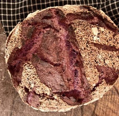 Purple Sweet Potato Boule