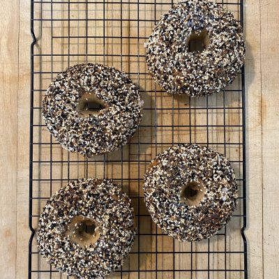 Everything Sourdough Bagels