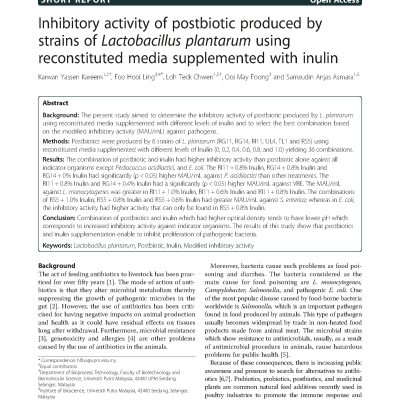 Postbiotics