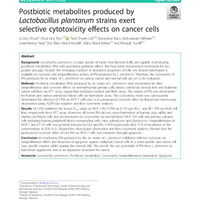 Postbiotics LAB