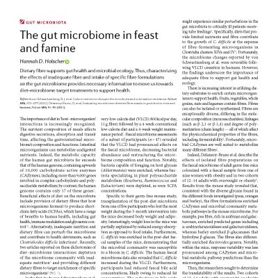 Fibre_Gut Microbiome