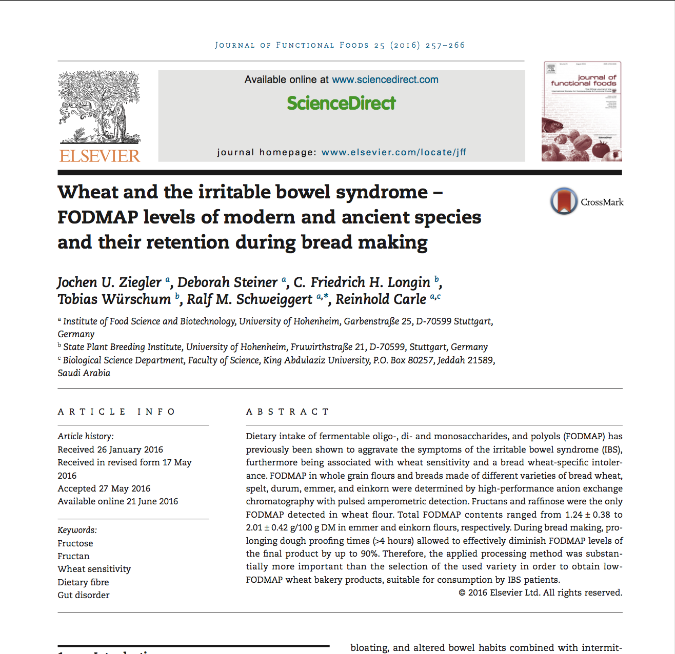 Wheat and IBS FODMAP and Bread Making The Sourdough School