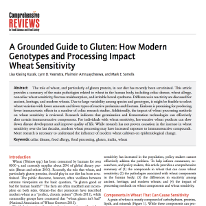 Sourdough fermentation reduced gluten toxicity