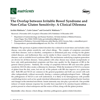 Gluten and IBS
