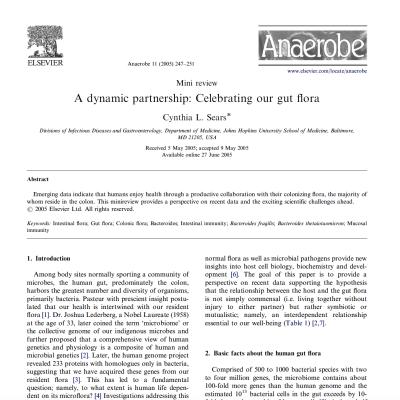 The gut micro biome