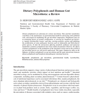 polyphenols and gut microbiome review
