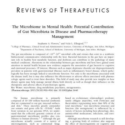 gut and mental health