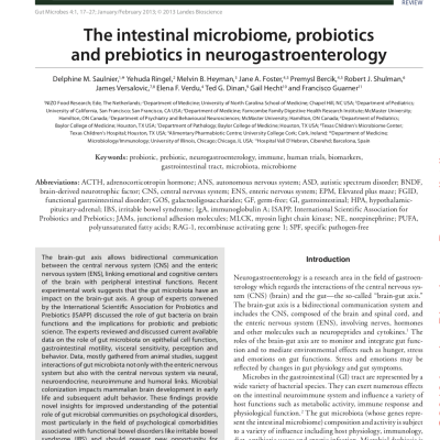 Mental health and gut health