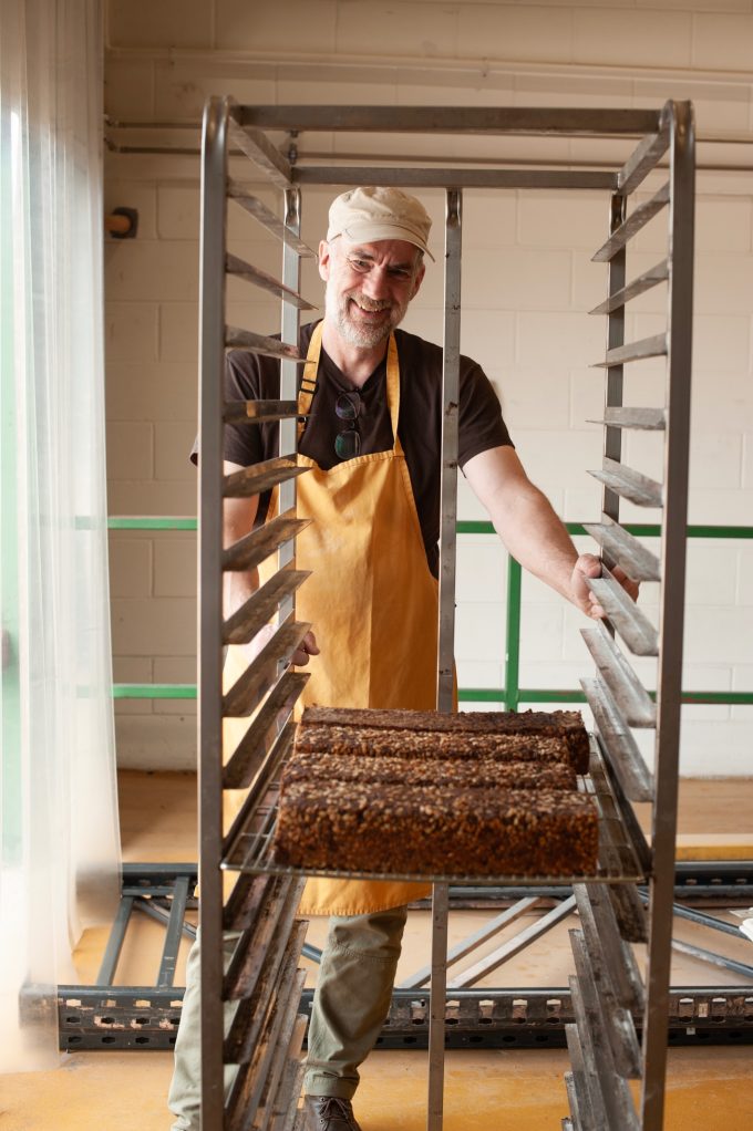 Proven Bread being made iby hand in the Artisan Bakery