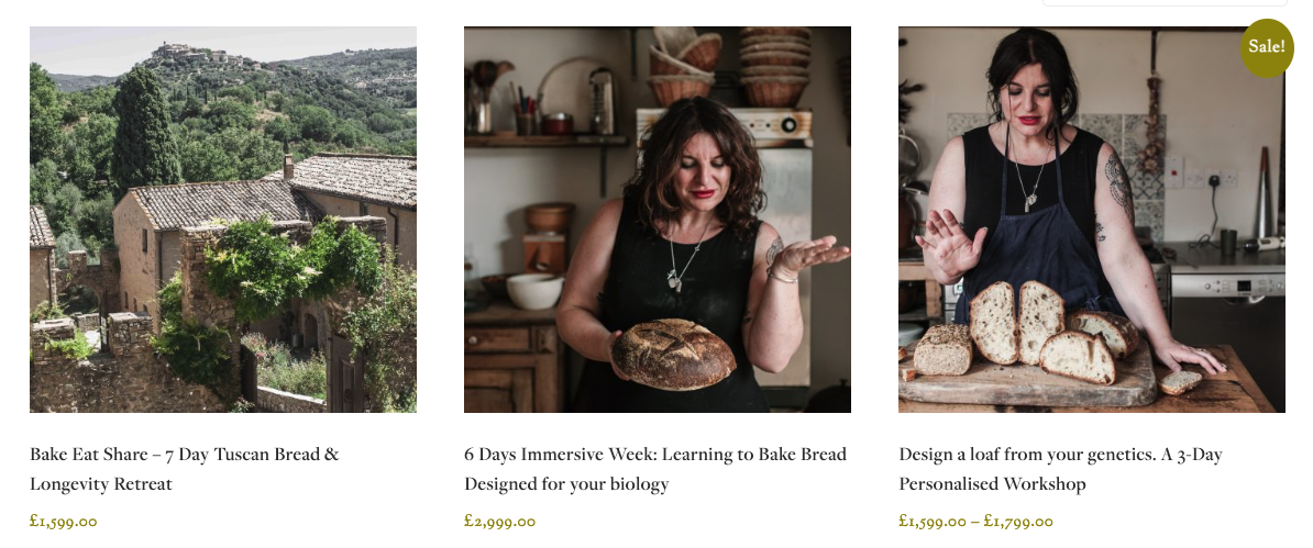 UK RETREATS & WORKSHOPS || TUSCANY 2026 RETREAT Sourdough School course s
